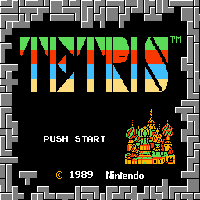 Tetris (nintendo) Title Screen